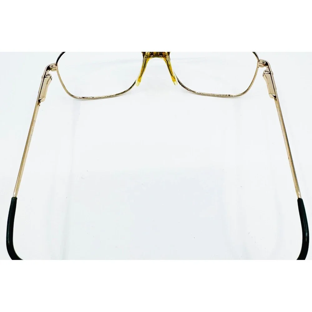 Stetson Eyeglass Frames Mens Gold Aviator Double Bridge 178 57-16